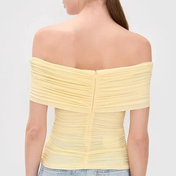 Ronny Kobo  Off The Shoulder Short Sleeve - Picture 4 of 7